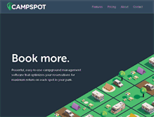 Tablet Screenshot of campspot.com